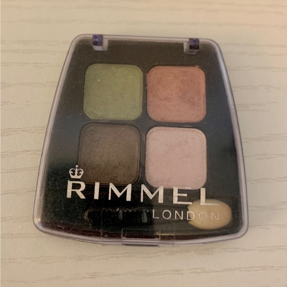 Rimmel Colour Rush Quad Eyeshadow 016 Urban Flower Rare VTG Discontinued USED - Picture 2 of 5